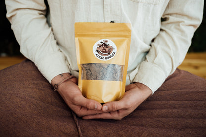 Zen Ceremonial Kakao Detailansicht - Hochwertige zeremonielle Kakaomasse